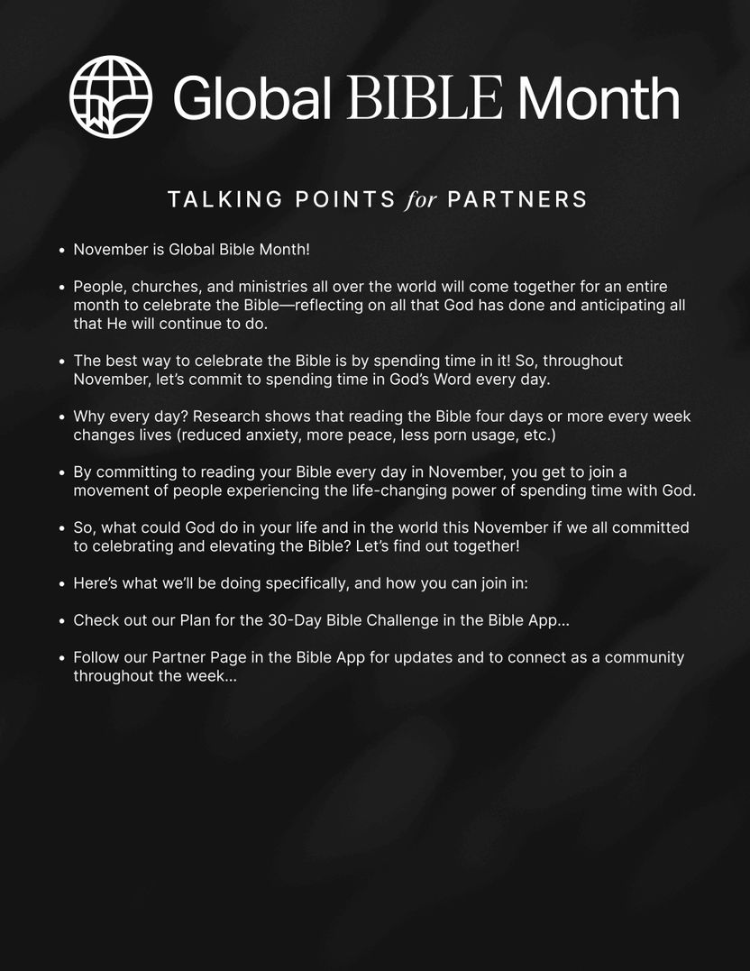 Talking Points for Partners