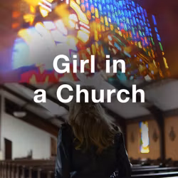 Stock Videography: Girl in a Church