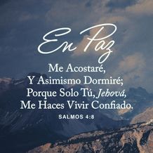 29 de junio - Salmos 4:8