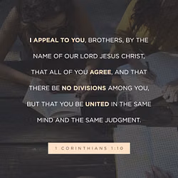 1 Corinthians 1:10