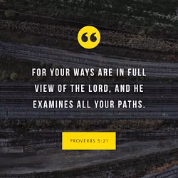 Proverbs 5:21