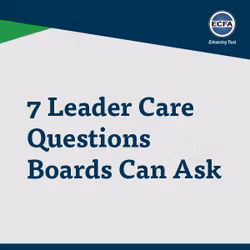 7 Leader Care Questions Boards Can Ask
