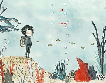 Gift Tag - Underwater - Inside