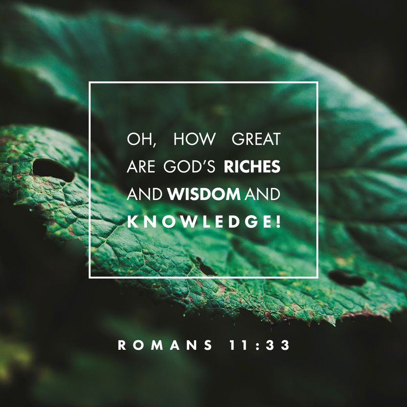 Romans 11:33