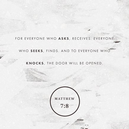 Matthew 7:8