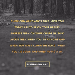 Deuteronomy 6:6