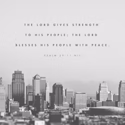 Psalm 29:11 NIV