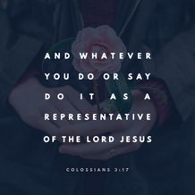 Colossians 3:17