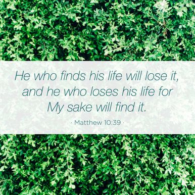 Matthew 10:39