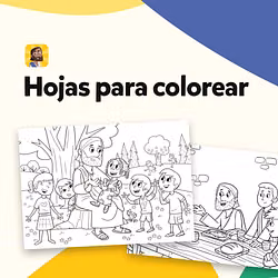 La Biblia App para Niños: Hojas para colorear
