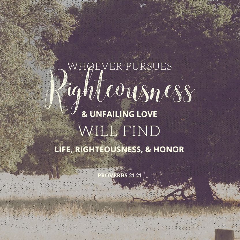 Proverbs 21:21