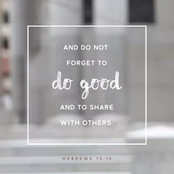 Hebrews 13:16
