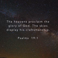 Psalms 19:1