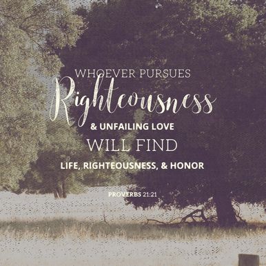 Proverbs 21:21