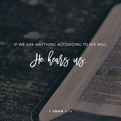 1 John 5:14