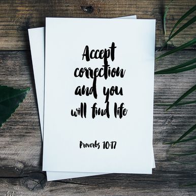 Proverbs 10:17