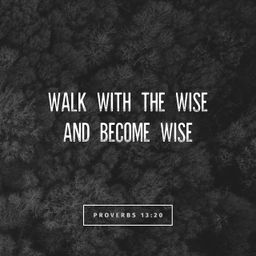 Proverbs 13:20