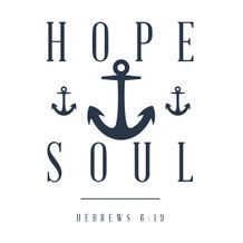 "Hope Anchor Soul" Shirt Art