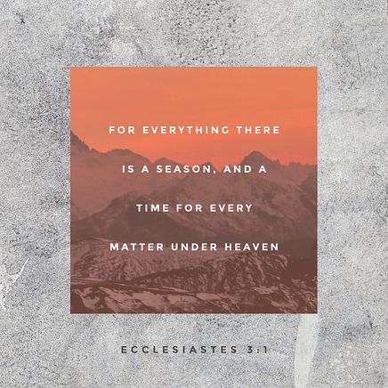 Ecclesiastes 3:1