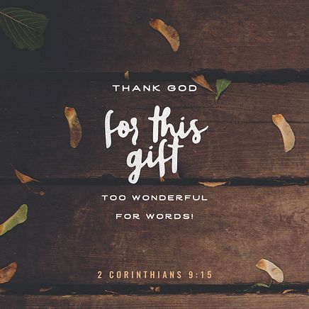 2 Corinthians 9:15