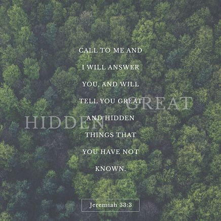 Jeremiah 33:3