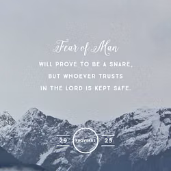 Proverbs 29:25