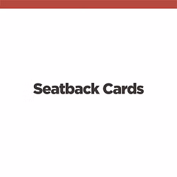 Seatback Cards