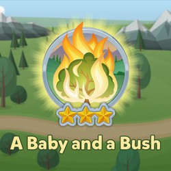 A Baby and a Bush