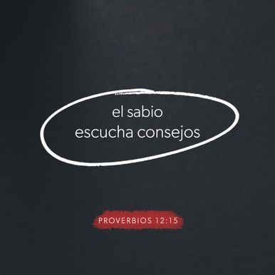 Proverbs 12:15