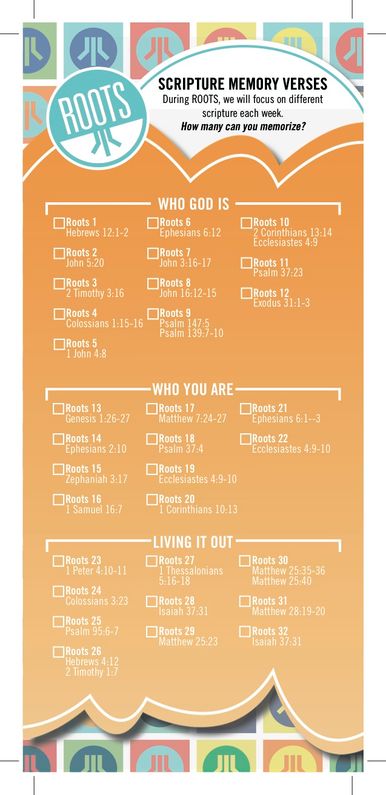 Memory Verse Cards Front