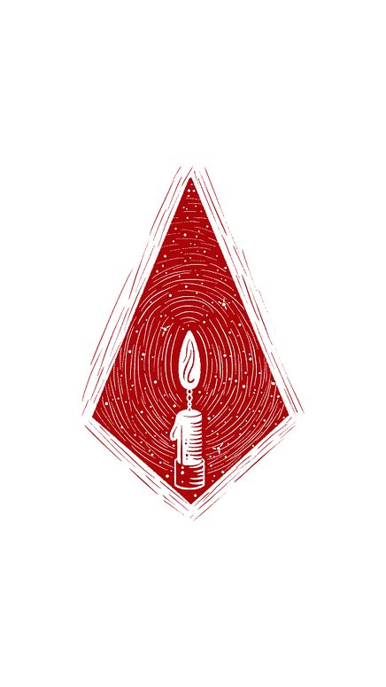 Candle 3 - Red