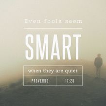 Proverbs 17:28