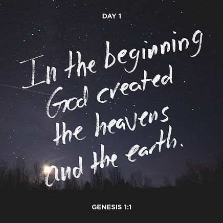 Creation Series Day 1