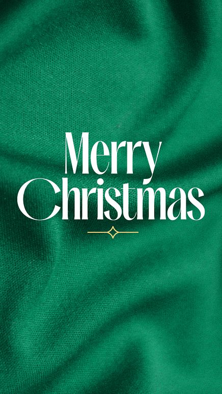 Instagram Story Merry Christmas - Green