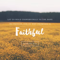 Hebrews 10:23