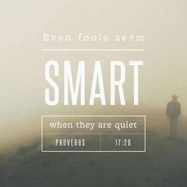 Proverbs 17:28