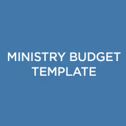 Ministry Budget Template