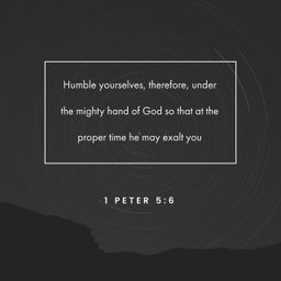 1 Peter 5:6