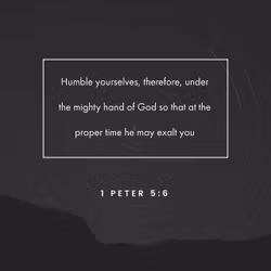 1 Peter 5:6