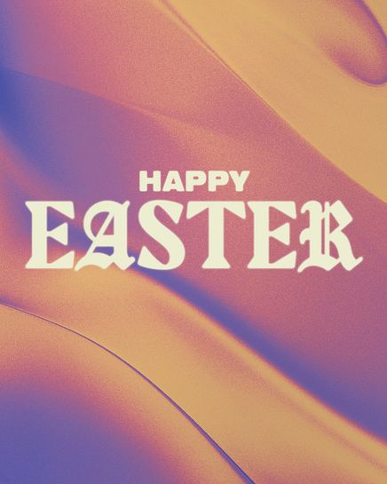 Social Vertical - Happy Easter