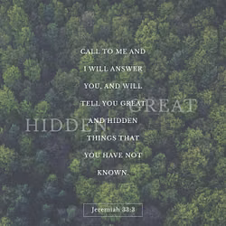 Jeremiah 33:3