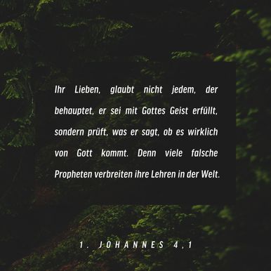 1 John 4:1