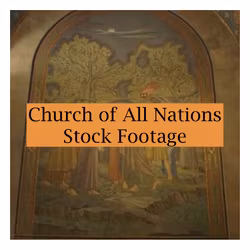Church Of All Nations Stock Footage