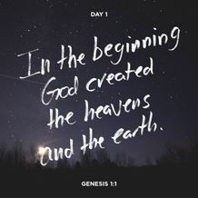 Creation Series Day 1