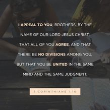 1 Corinthians 1:10