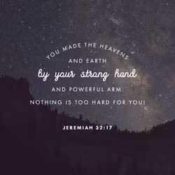 Jeremiah 32:17