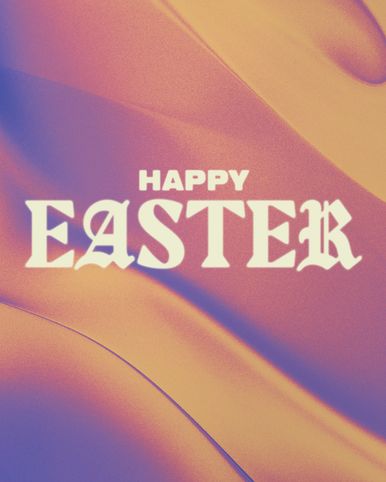 Social Vertical - Happy Easter