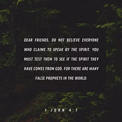 1 John 4:1