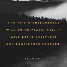 Isaiah 32:17