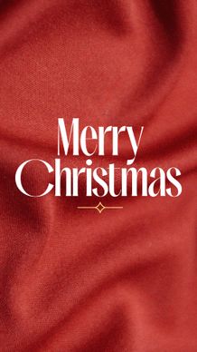 Instagram Story Merry Christmas - Red 